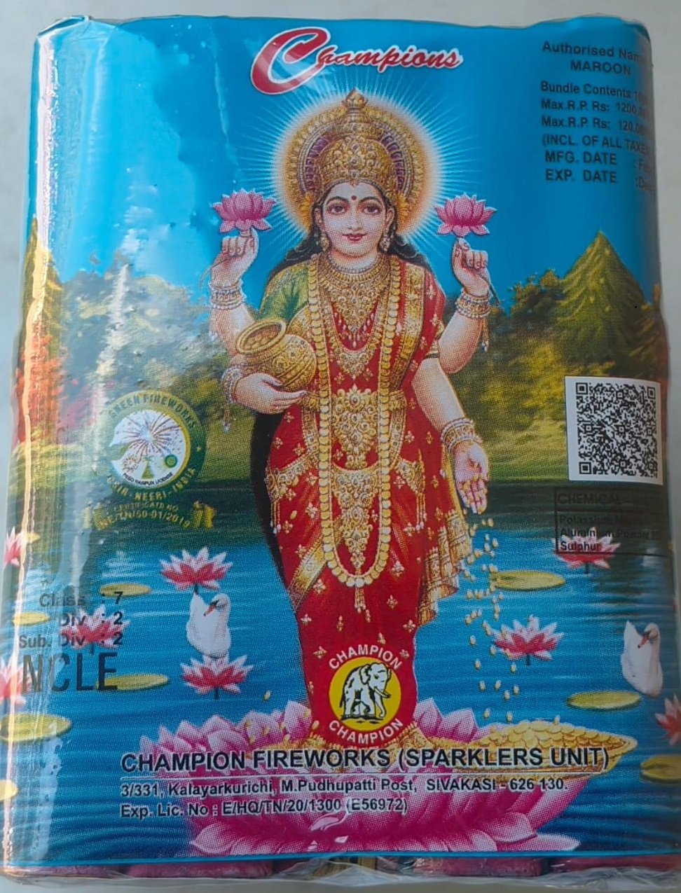 4" Lakshmi 5Pcs (1Pocket)  